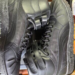 PUMA Mens Sky II Hi Duck Sneakers Boot Black 362891 01 High Top Strap Logo Sz 13